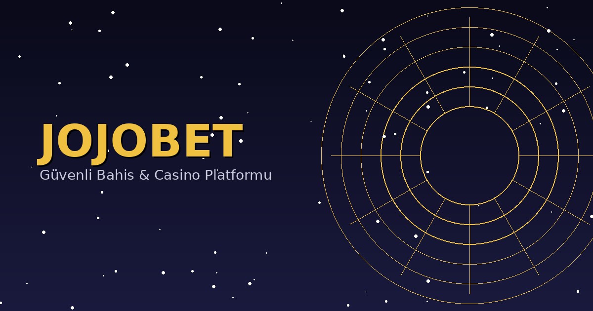 Jojobet Casino ve Bahis Platformu